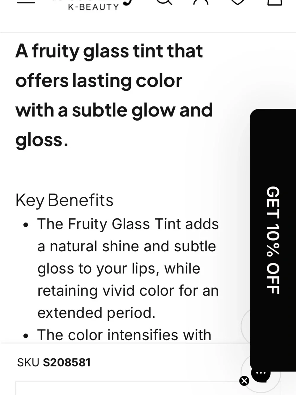 Colorgram Fruity Glass Tint - Pick Shade